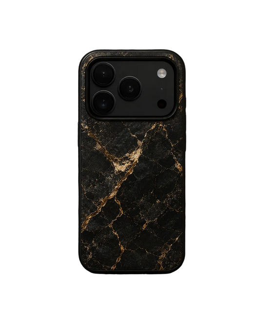 Midnight Gold Marble Premium Case