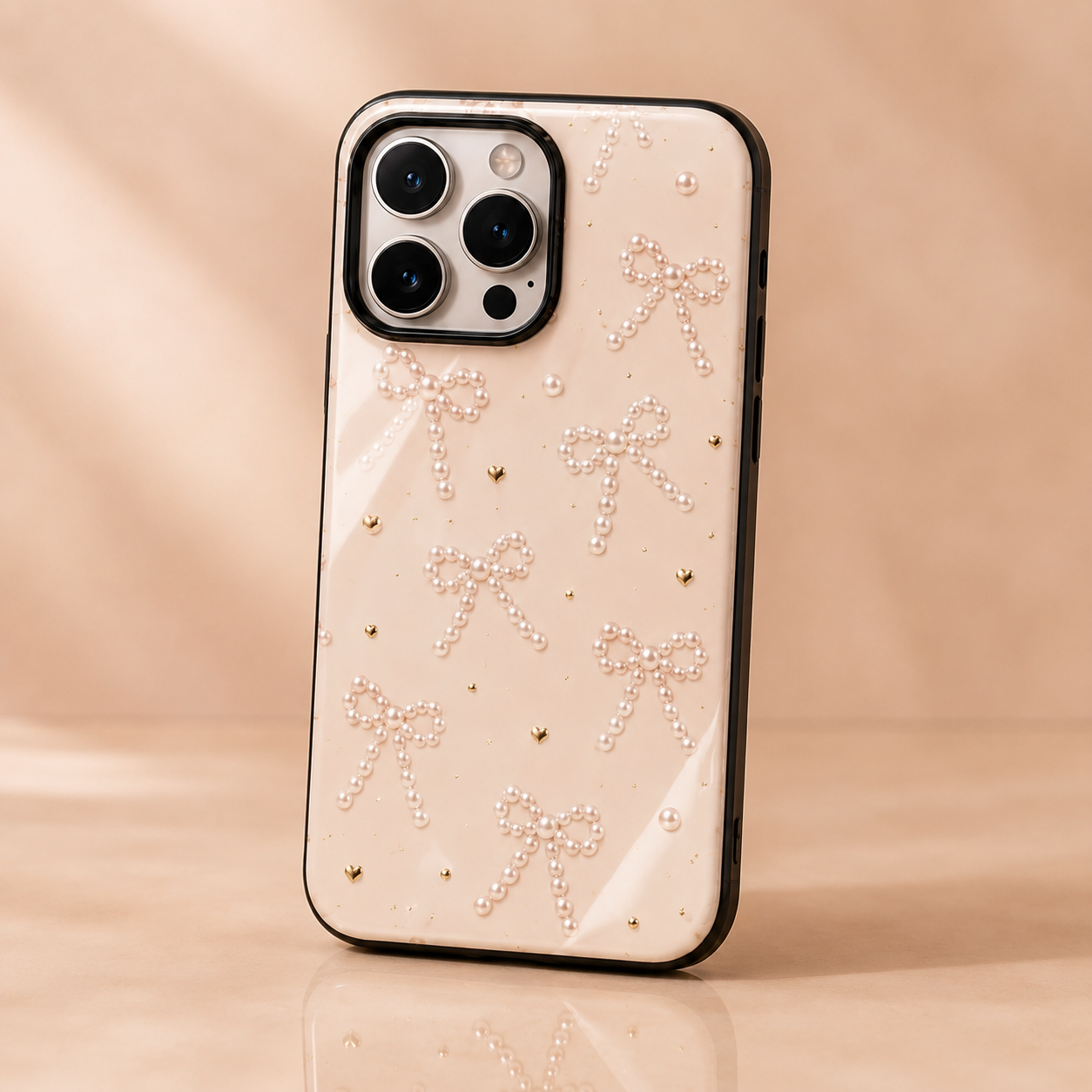 Pearl Bow Coquette Case