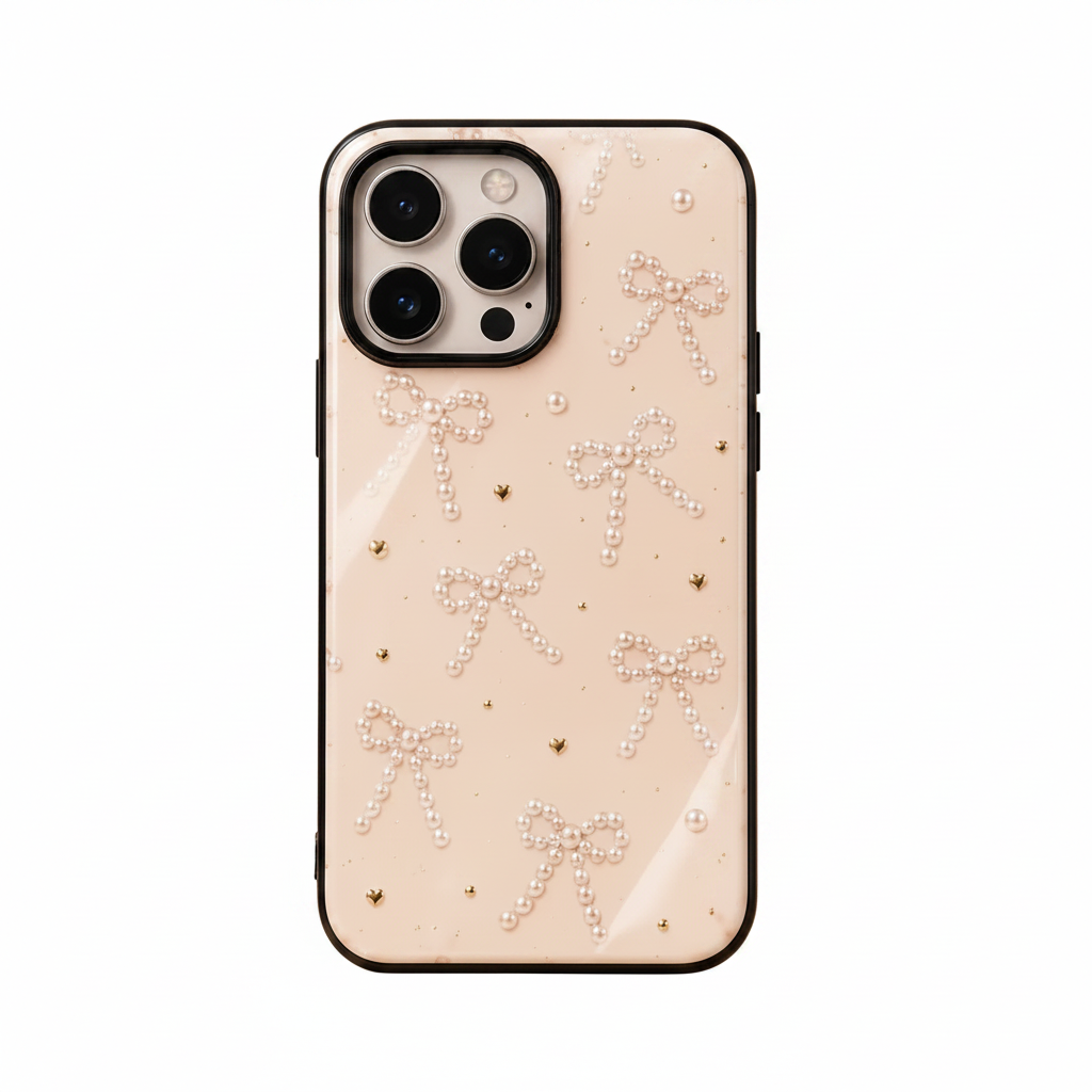 Pearl Bow Coquette Case