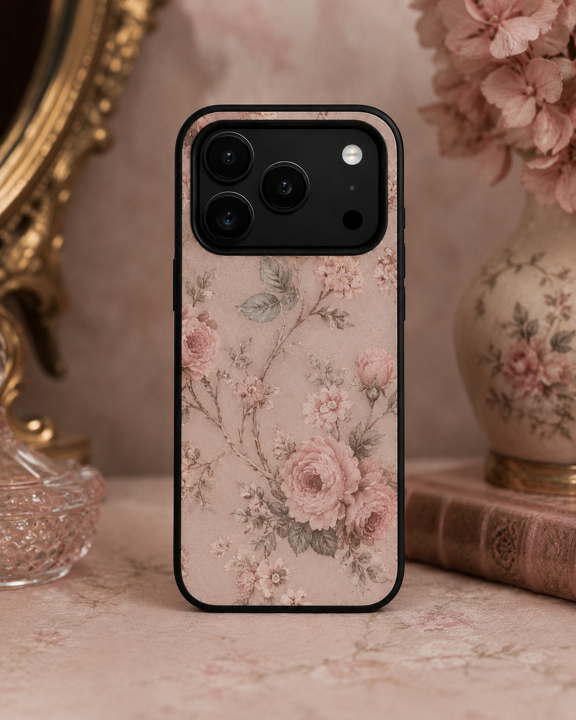 Vintage Pink Floral Premium Case