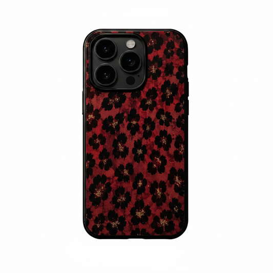 Red Luxe Leopard Case