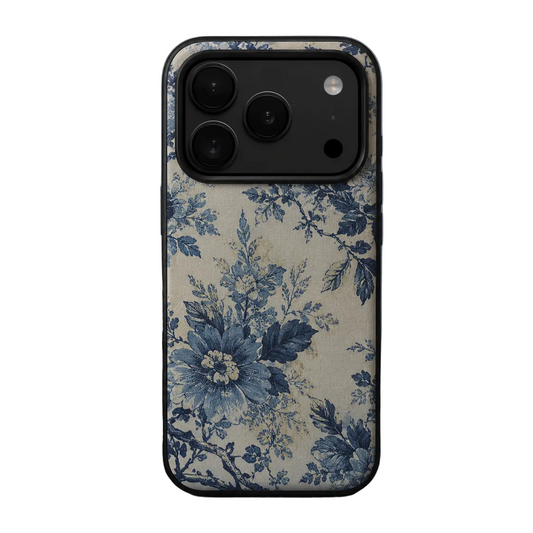 Vintage Blue Floral Premium Case